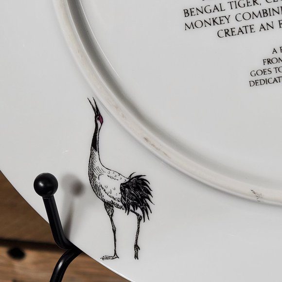 1998 Lynn Chase Designs Plate Asian Views - Giant Panda Salad Plate #1 - Picture 7 of 7